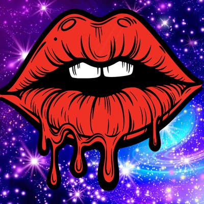 lips that look realistic and drip