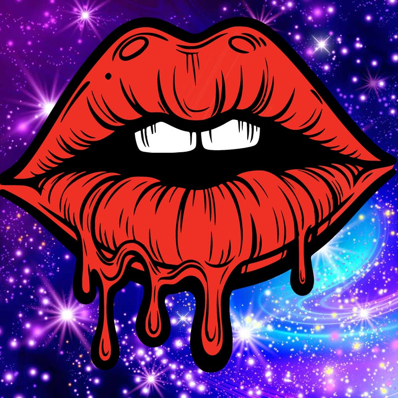 lips that look realistic and drip