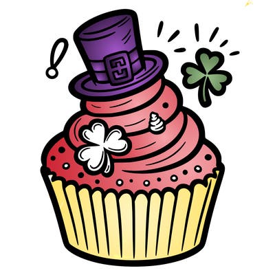 saint patrick’s day cupcake