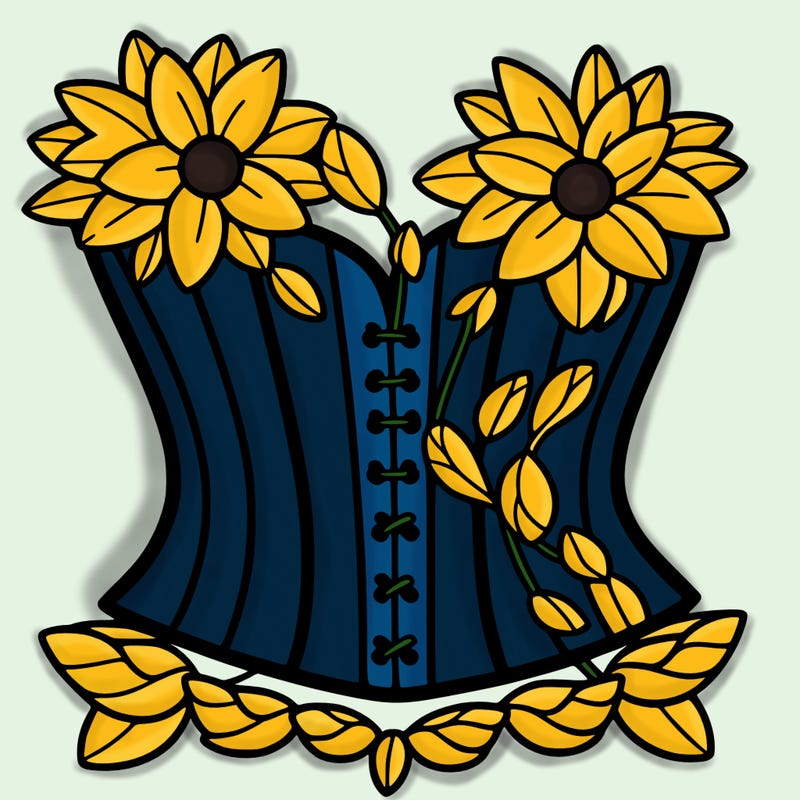 flower corset