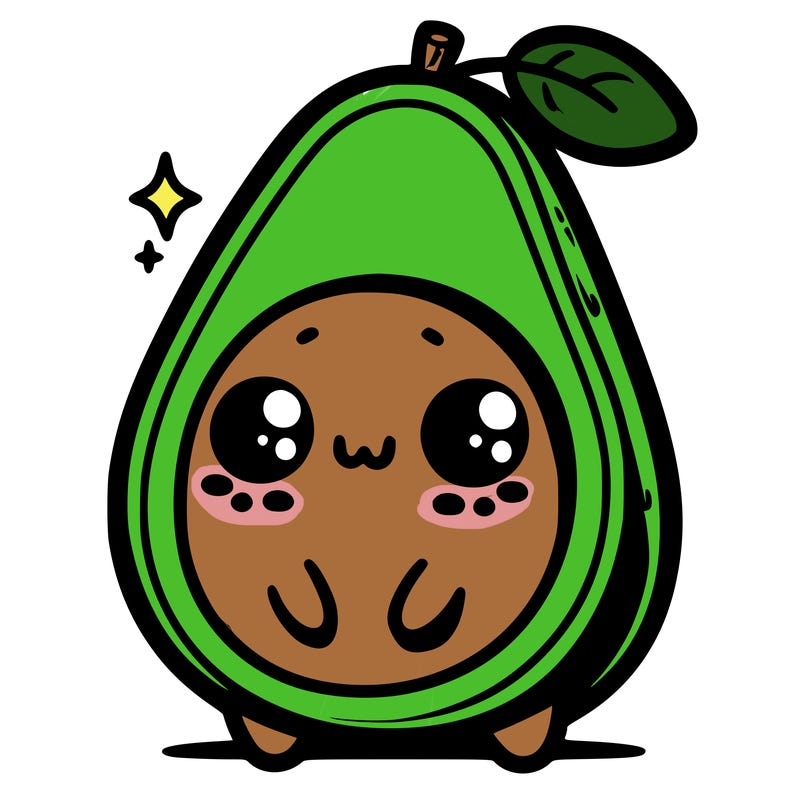 cute avocado