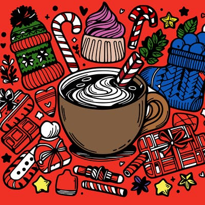 cozy hot chocolate