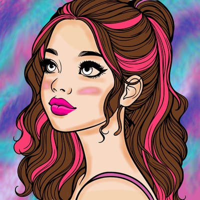 beautiful realistic girl