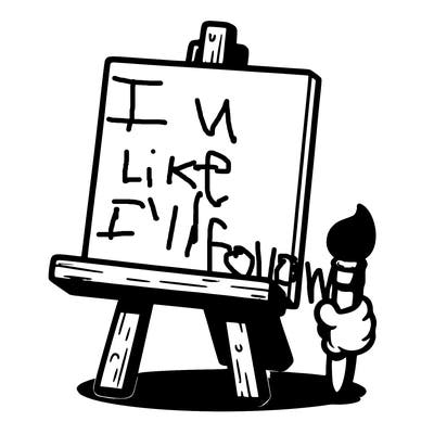 blank canvas ready to be painted on