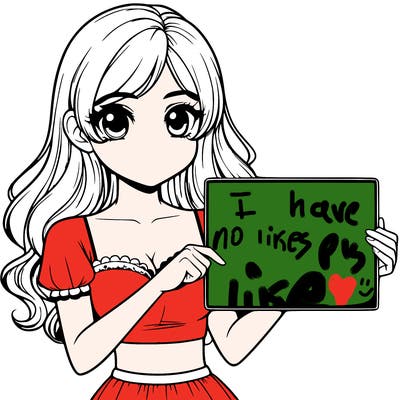 realistic pretty girl holding blank sign