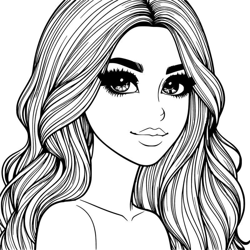 realistic pretty girl