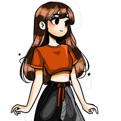 girl in a cute crop top