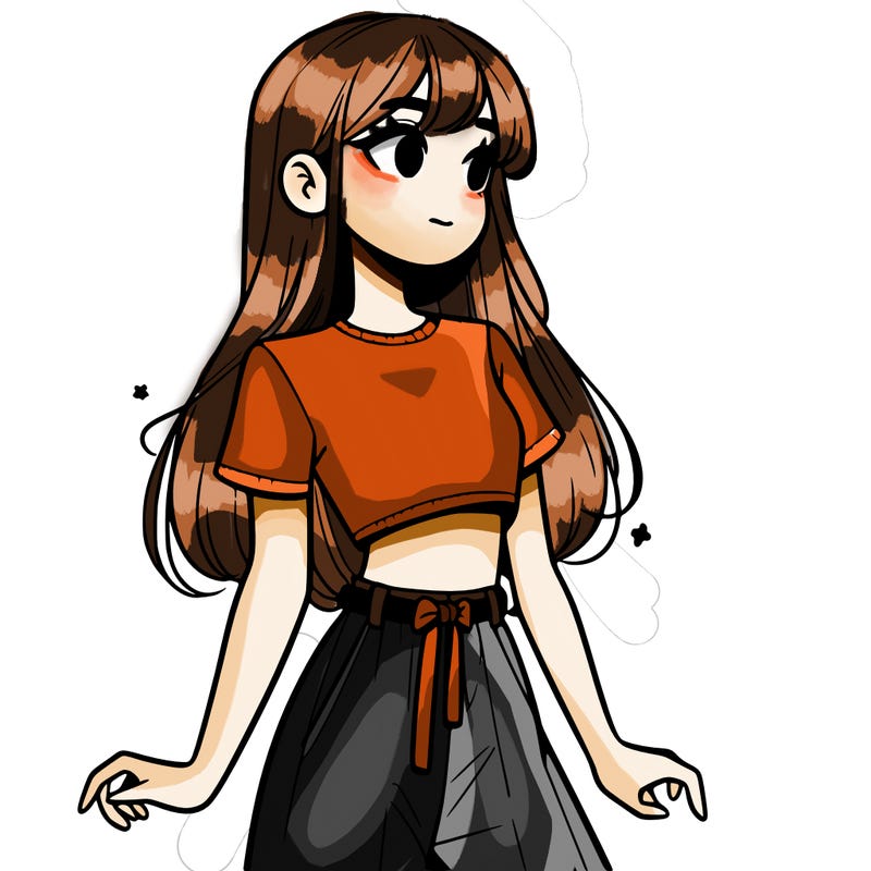 girl in a cute crop top