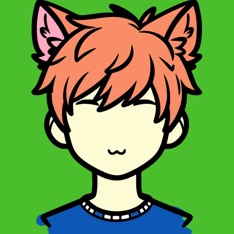 person with wolf ears