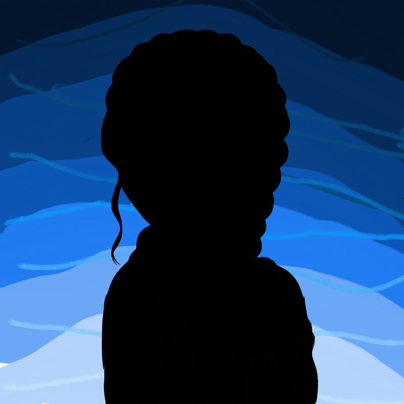 realistic girl with braids