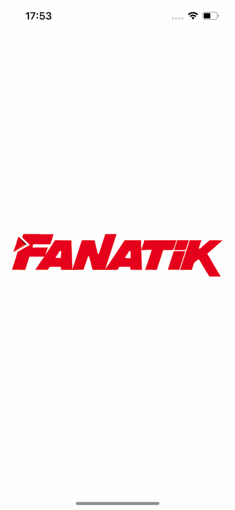 Red Fanatik logo for the Turkish sports newspaper app on a white background