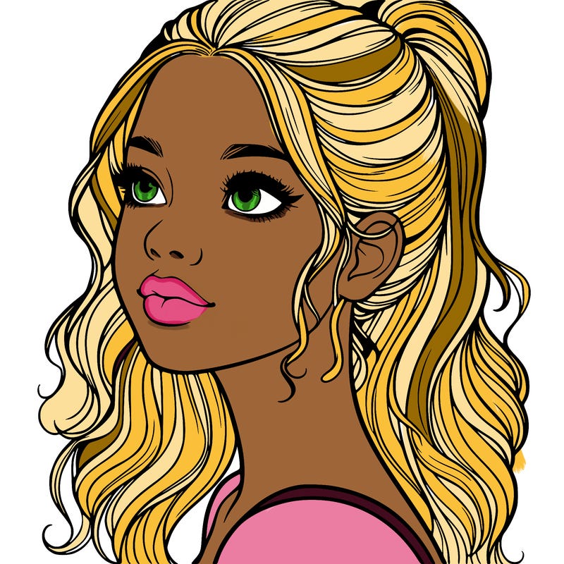 beautiful realistic girl