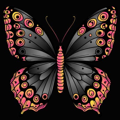 realistic butterfly