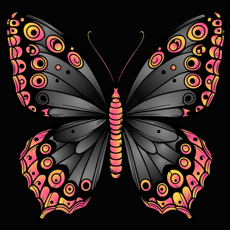 realistic butterfly