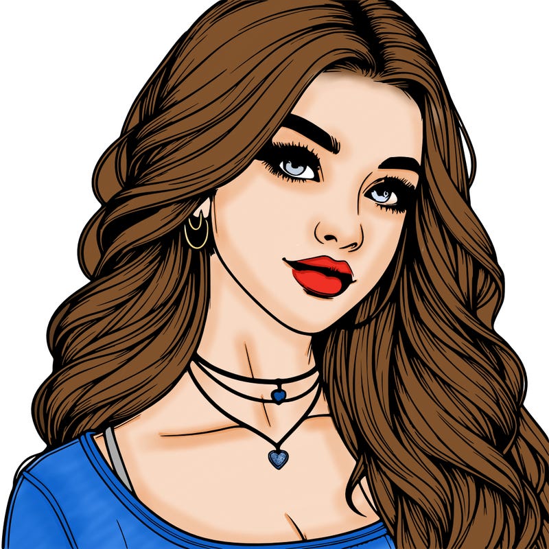 detailed realistic girl