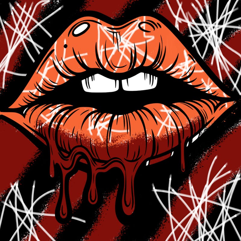 lips that look realistic and drip