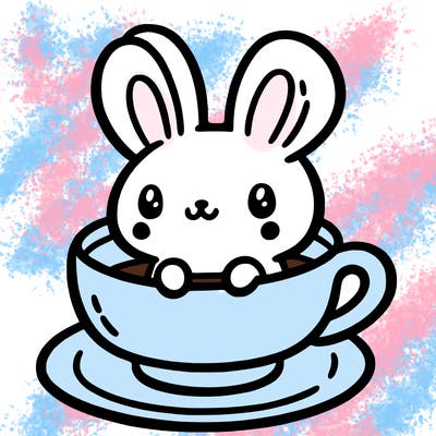 a teacup bunny