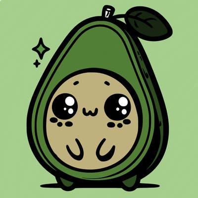 cute avocado