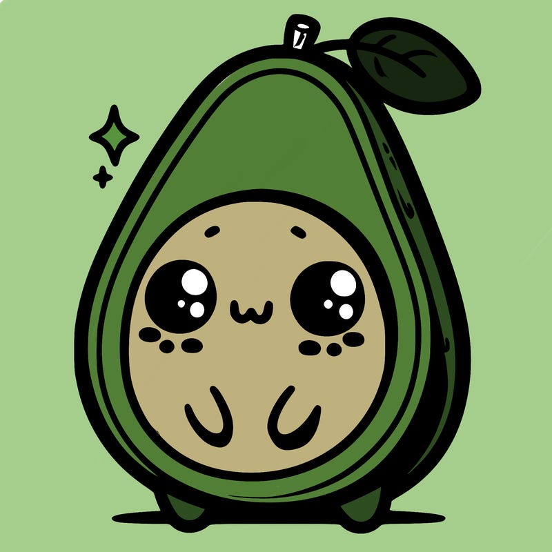 cute avocado
