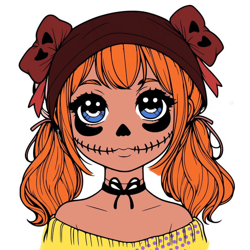 realistic girl halloween