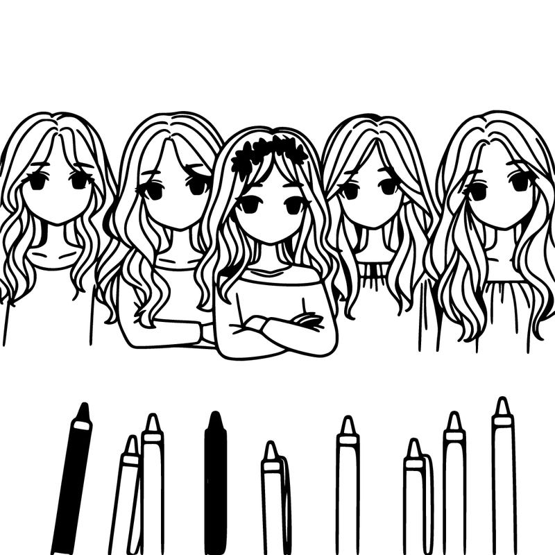 5 girls