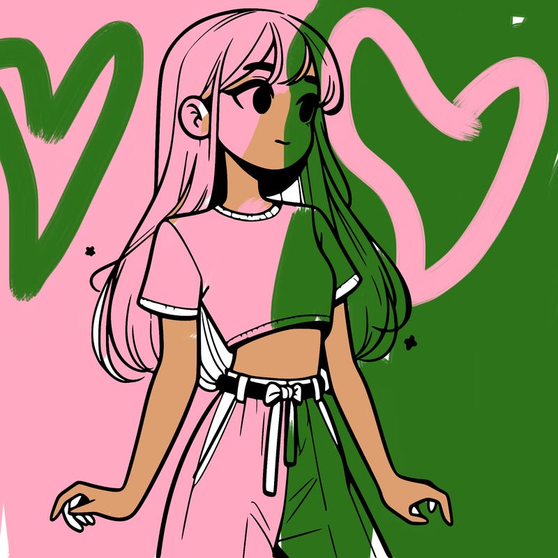 girl in a cute crop top