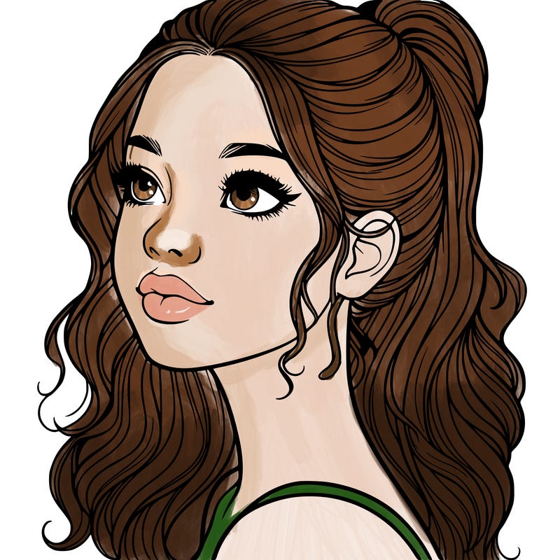 beautiful realistic girl