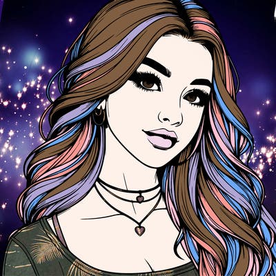 detailed realistic girl