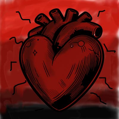 realistic heart