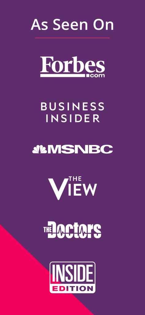 RxSaver Prescription Discounts - Logos of media outlets like Forbes, MSNBC, and The View featuring RxSaver.