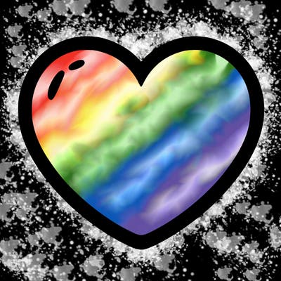 a blank heart