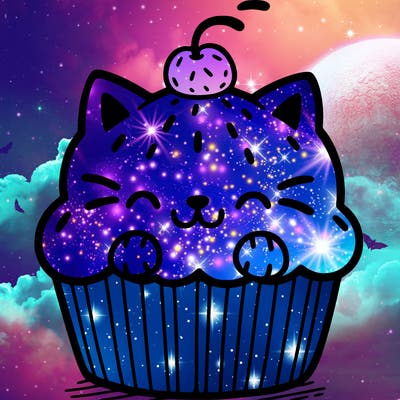 cat cupcake