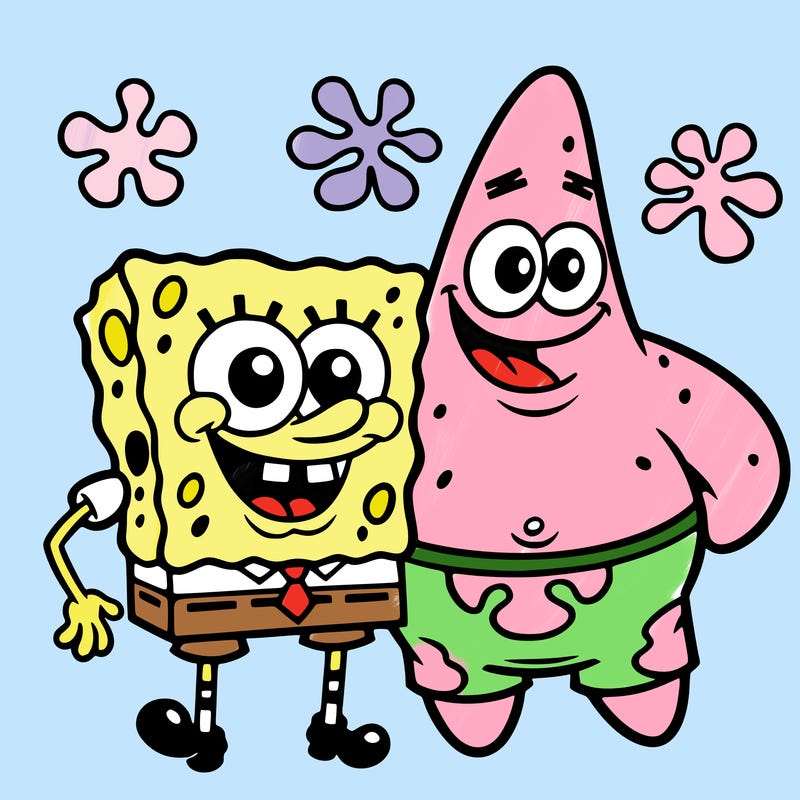 sponge bob with patrick