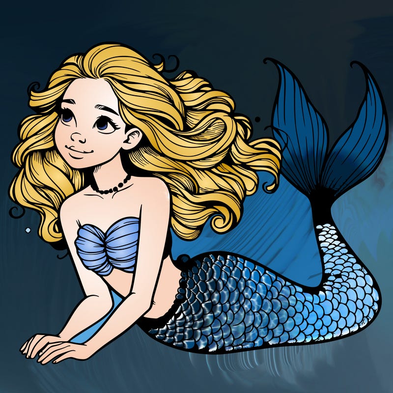 a realistic mermaid
