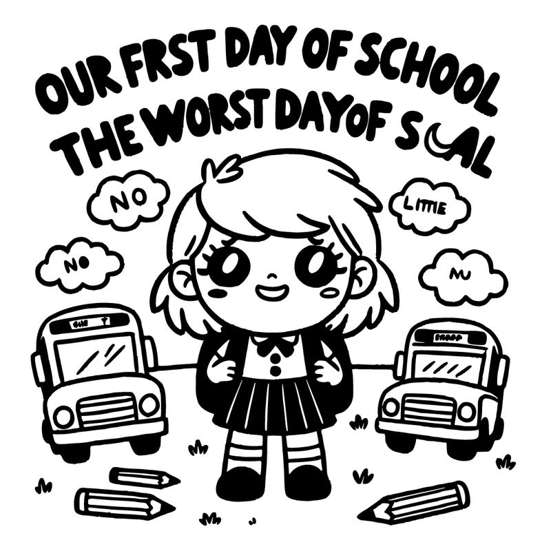 our first day of school was the worst day of school