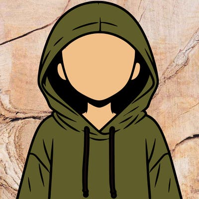 faceless girl in hoodie