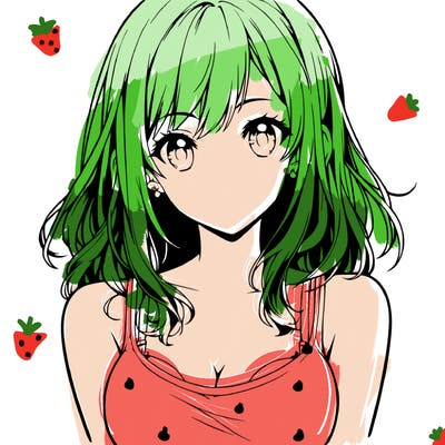 realistic anime girl