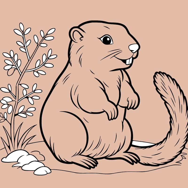 yellow bellied marmot