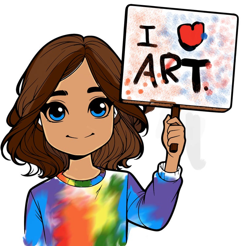 realistic girl holding up a sign