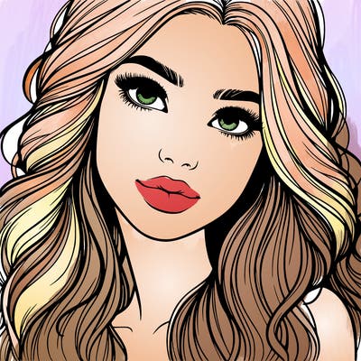 beautiful realistic girl