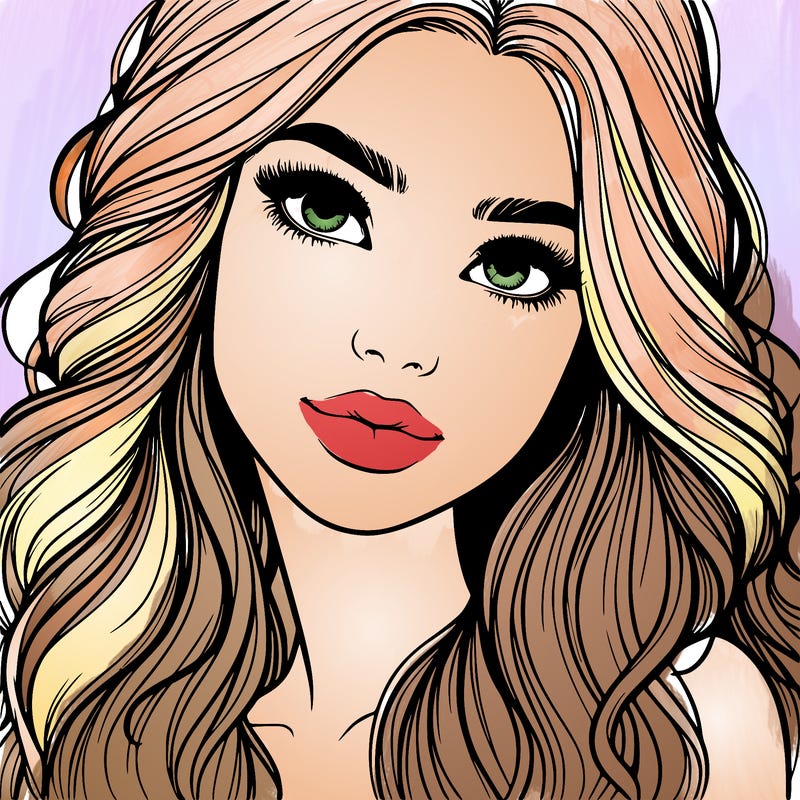 beautiful realistic girl