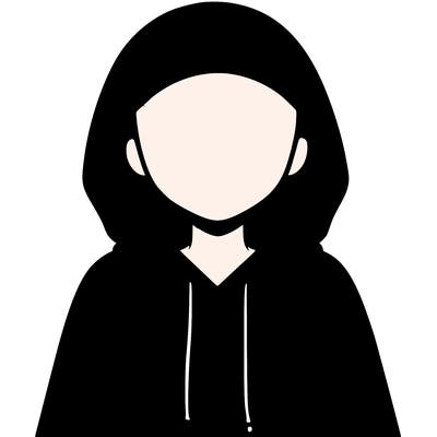 faceless girl in hoodie