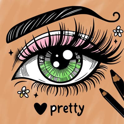 pretty eye