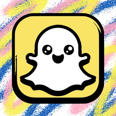 regular snapchat icon without face