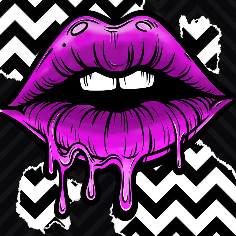 lips that look realistic and drip