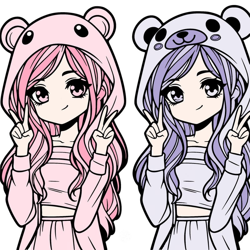 teen girl in animal costume