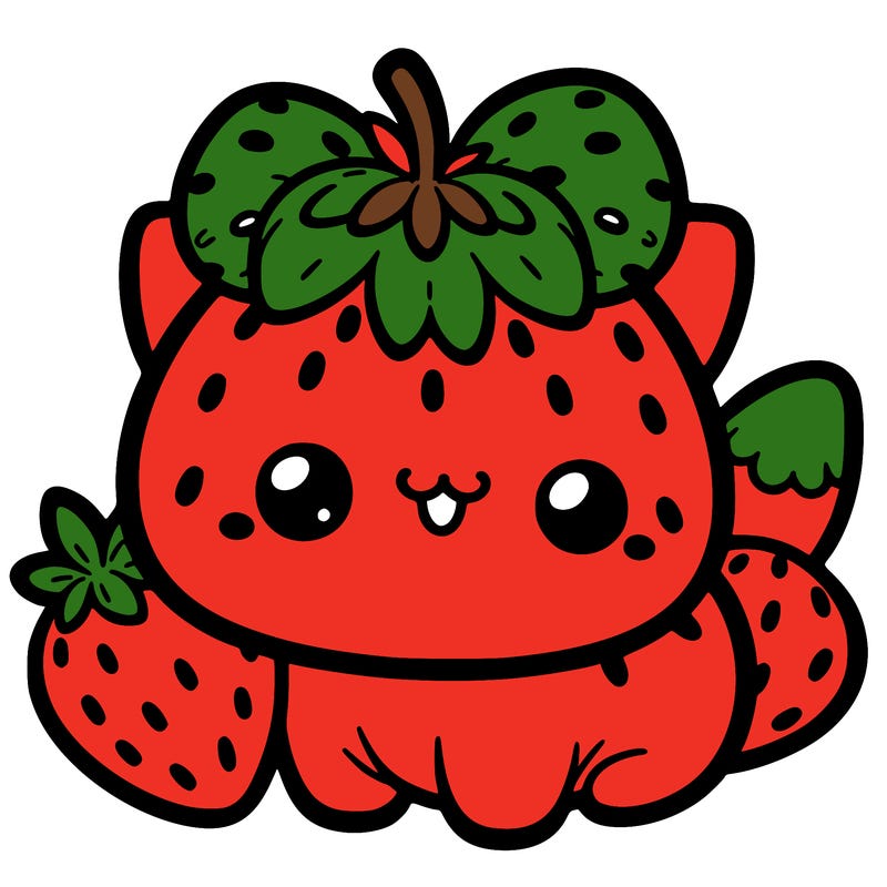 strawberry cat