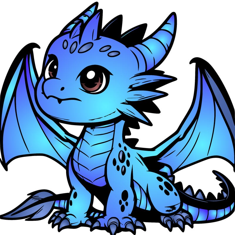 fierce baby night dragon