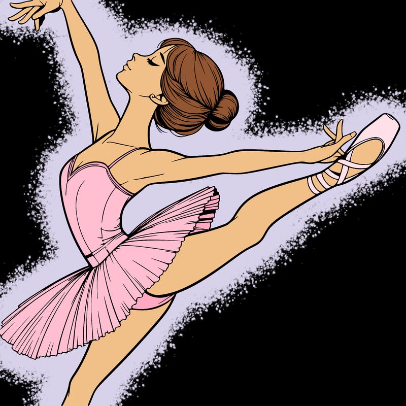 realistic ballerina