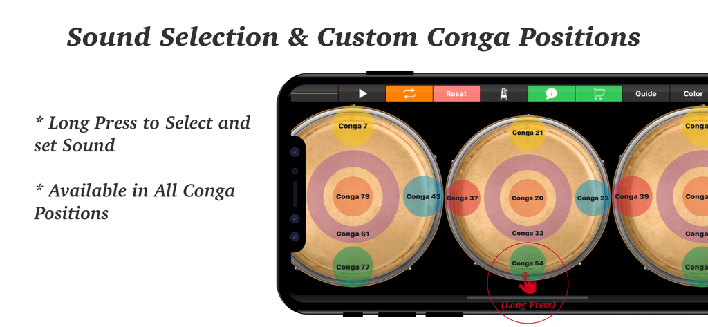 Congas - Percussion Drums Pad - Music App | MWM
